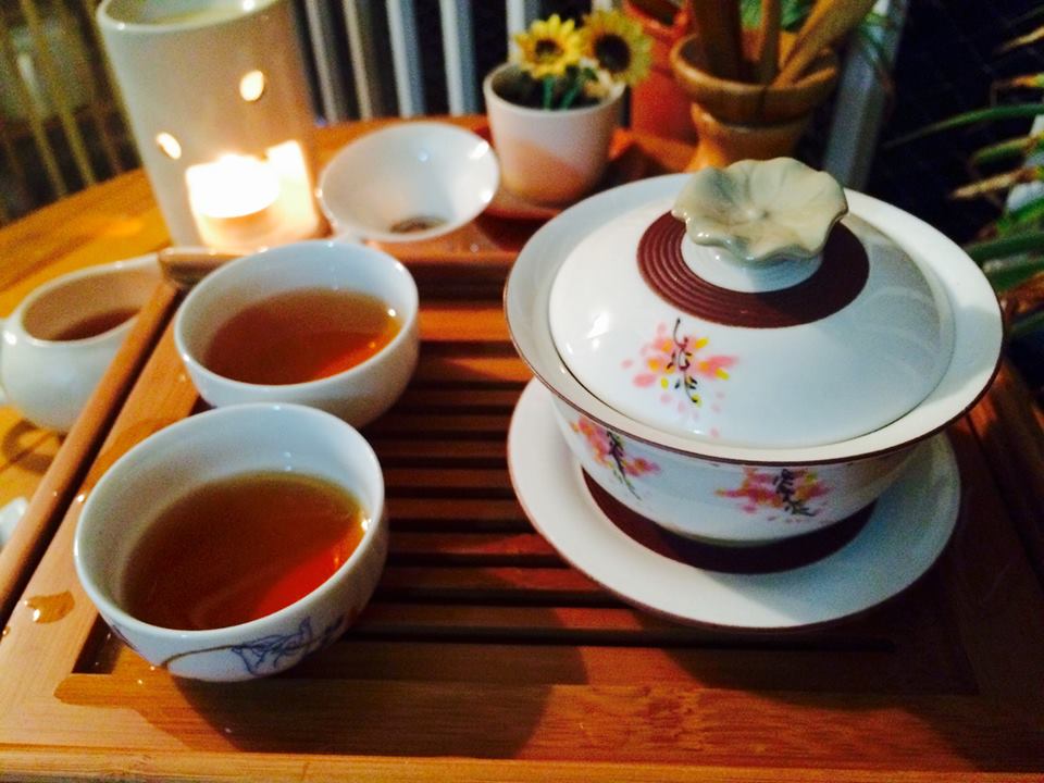 普洱菊花就是我和爸爸的一杯茶